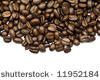 Coffe beans isolated on white background